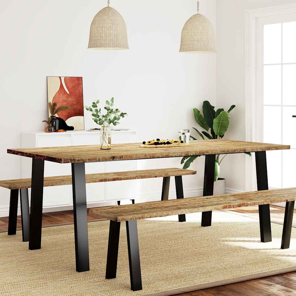 vidaXL Eettafel 150x90x75 cm massief acaciahout