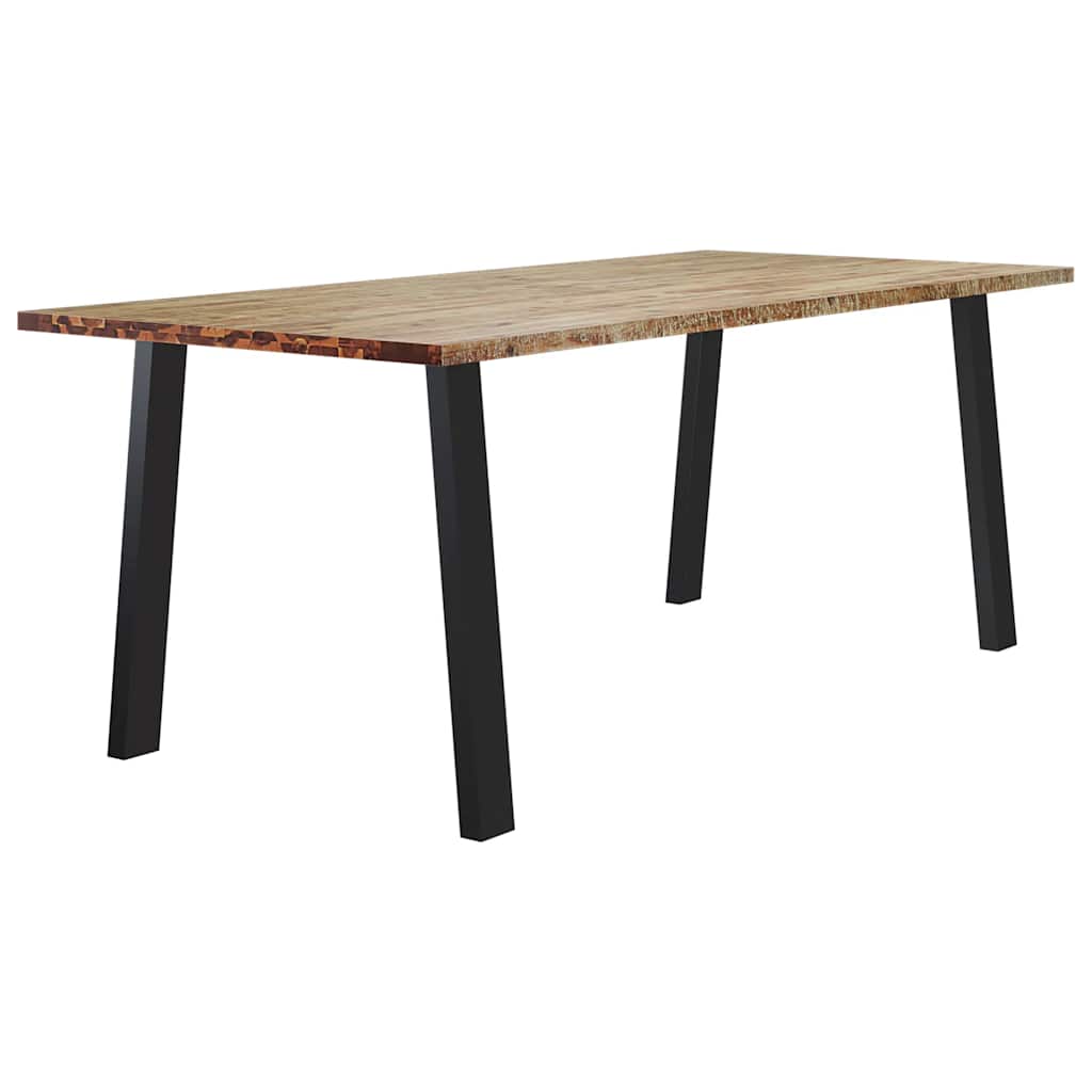 vidaXL Eettafel 150x90x75 cm massief acaciahout