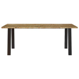 vidaXL Eettafel 150x90x75 cm massief acaciahout