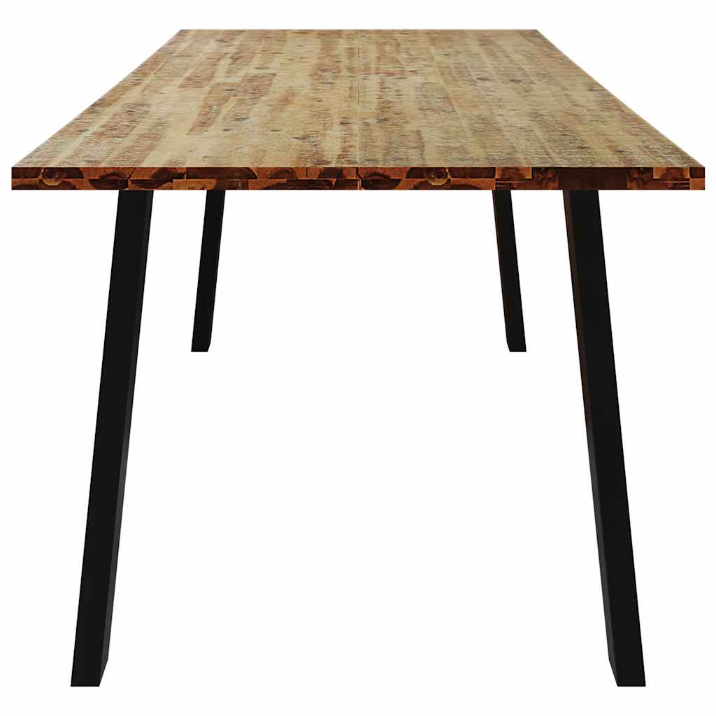 vidaXL Eettafel 150x90x75 cm massief acaciahout
