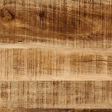 vidaXL Wandtafel 112x36x76 cm massief mangohout en ijzer
