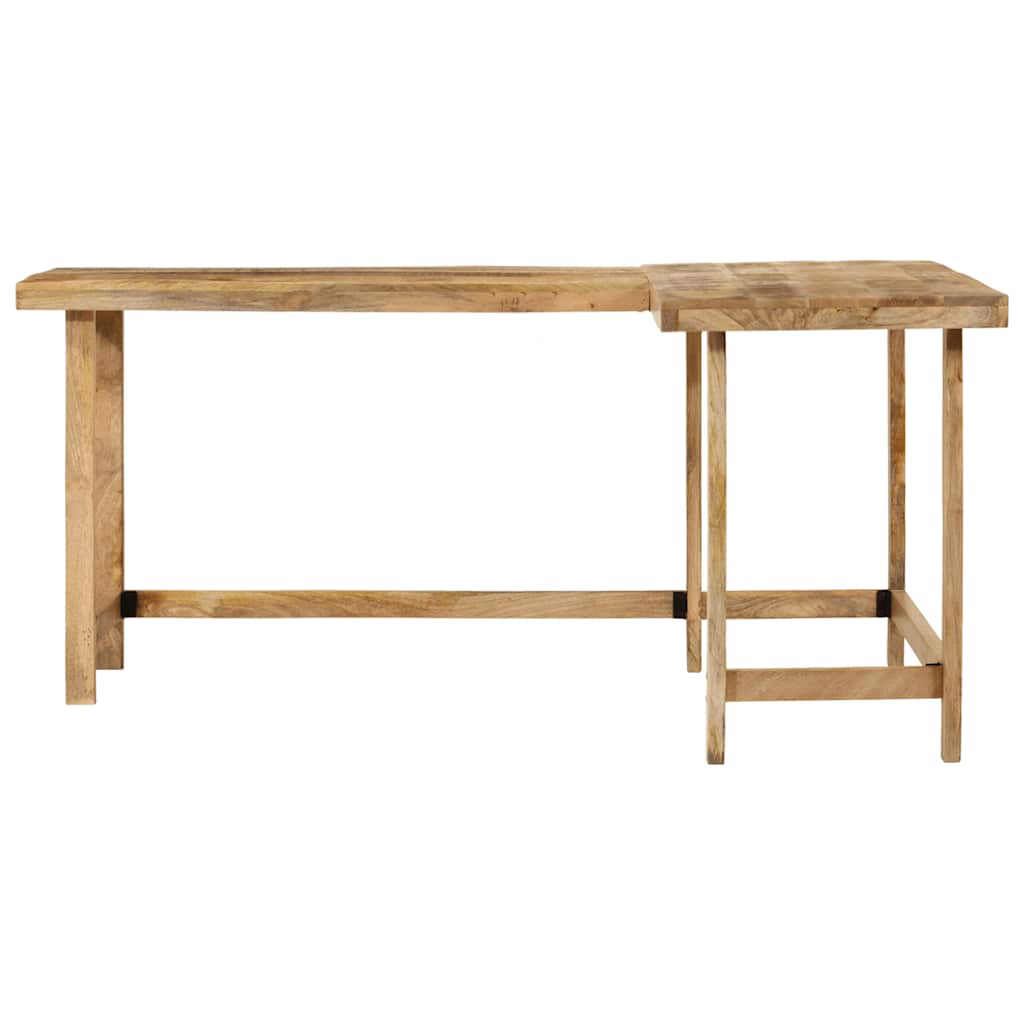 vidaXL Desk 165x110x75 cm solid mango wood