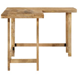 vidaXL Desk 165x110x75 cm solid mango wood