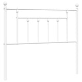 vidaXL Vervangend hoofdbord 75 cm metaal zwart