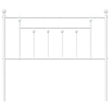 vidaXL Vervangend hoofdbord 75 cm metaal zwart