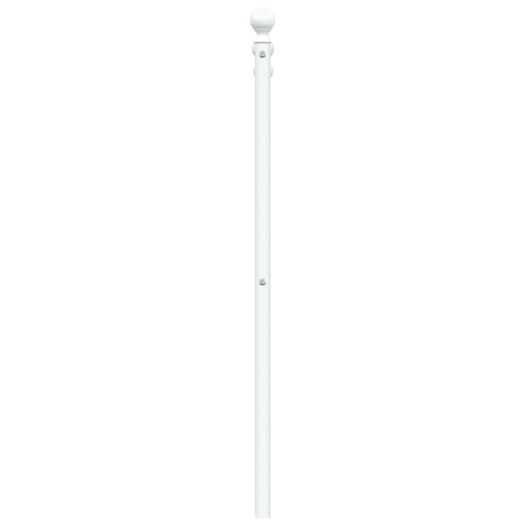 vidaXL Vervangend hoofdbord 75 cm metaal zwart