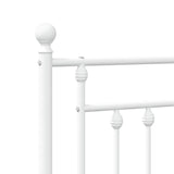 vidaXL Vervangend hoofdbord 75 cm metaal zwart