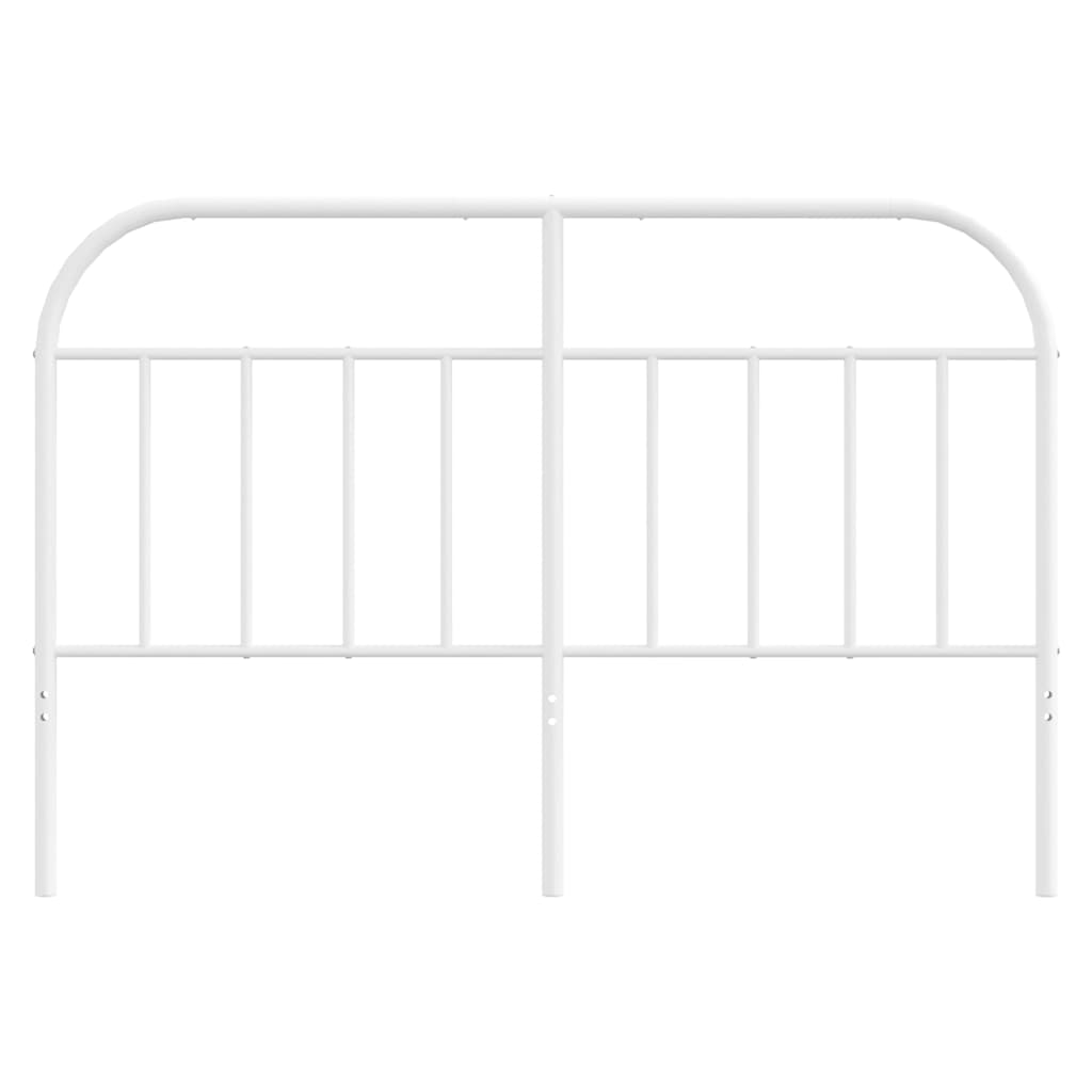 vidaXL Vervangend hoofdbord metaal zwart 75 cm