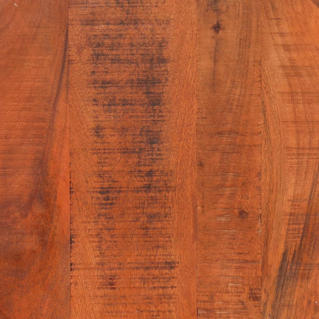 vidaXL Coffee table Ø52x30 cm solid rough mango wood
