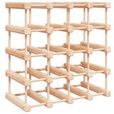 vidaXL Wijnrek voor 12 flessen 36x23x36 cm massief grenenhout