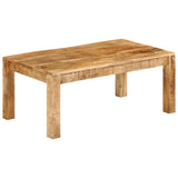 vidaXL Coffee Table 80x80x40 cm Solid Mango Wood