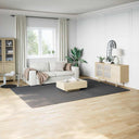 vidaXL Vloerkleed shaggy zwart 240x305 cm polyester