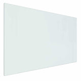 vidaXL Glazen haardplaat Doorzichtig 80 x 50 cm Glas