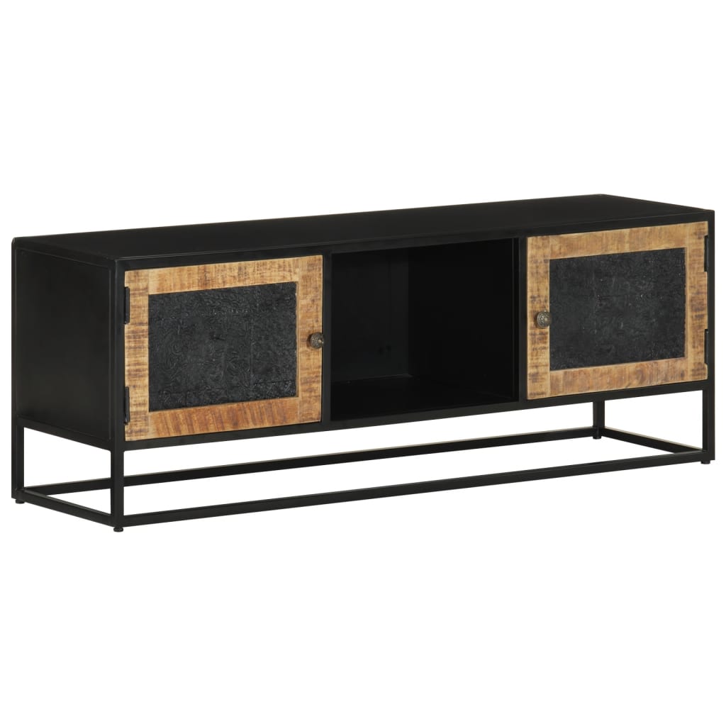 vidaXL Tv-meubel 120x30x40 cm ruw mangohout