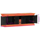 vidaXL Tv-meubel 110x30x40 cm massief mangohout roze