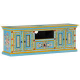 vidaXL Tv-meubel 110x30x40 cm massief mangohout roze