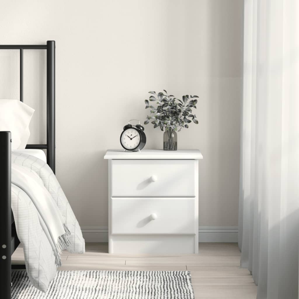 vidaXL Nightstand ALTA 41x35x41 cm Solid Pine Wood