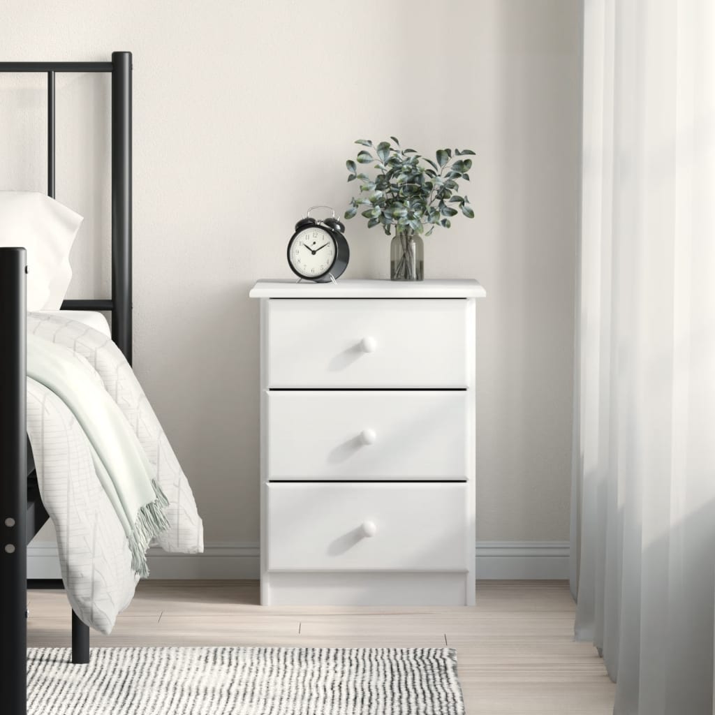 vidaXL Nightstand ALTA 41x35x41 cm Solid Pine Wood
