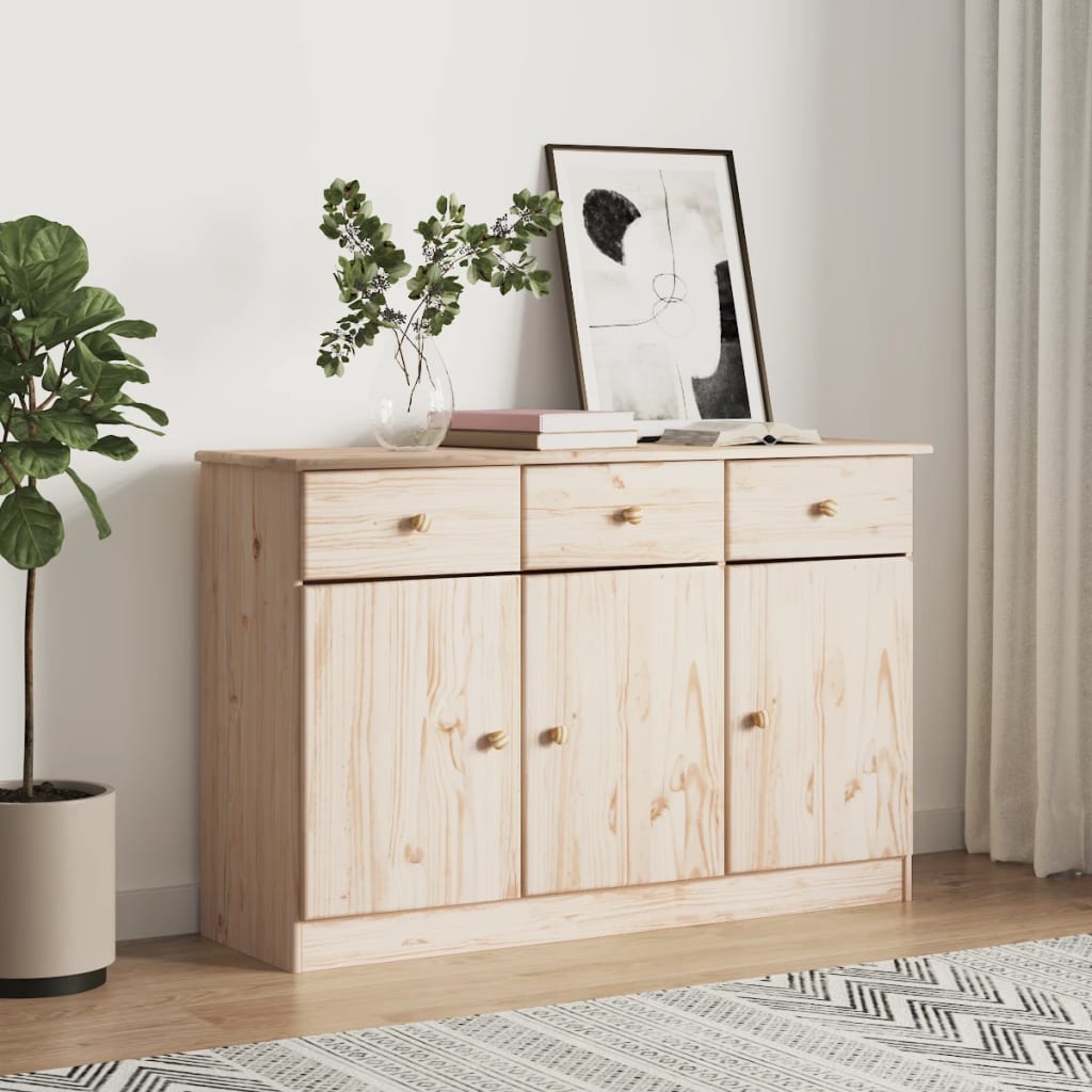 vidaXL Dressoir ALTA 112x35x73 cm massief grenenhout