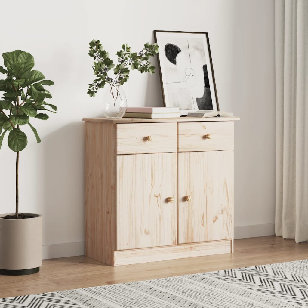 vidaXL Dressoir ALTA 77x35x73 cm massief grenenhout