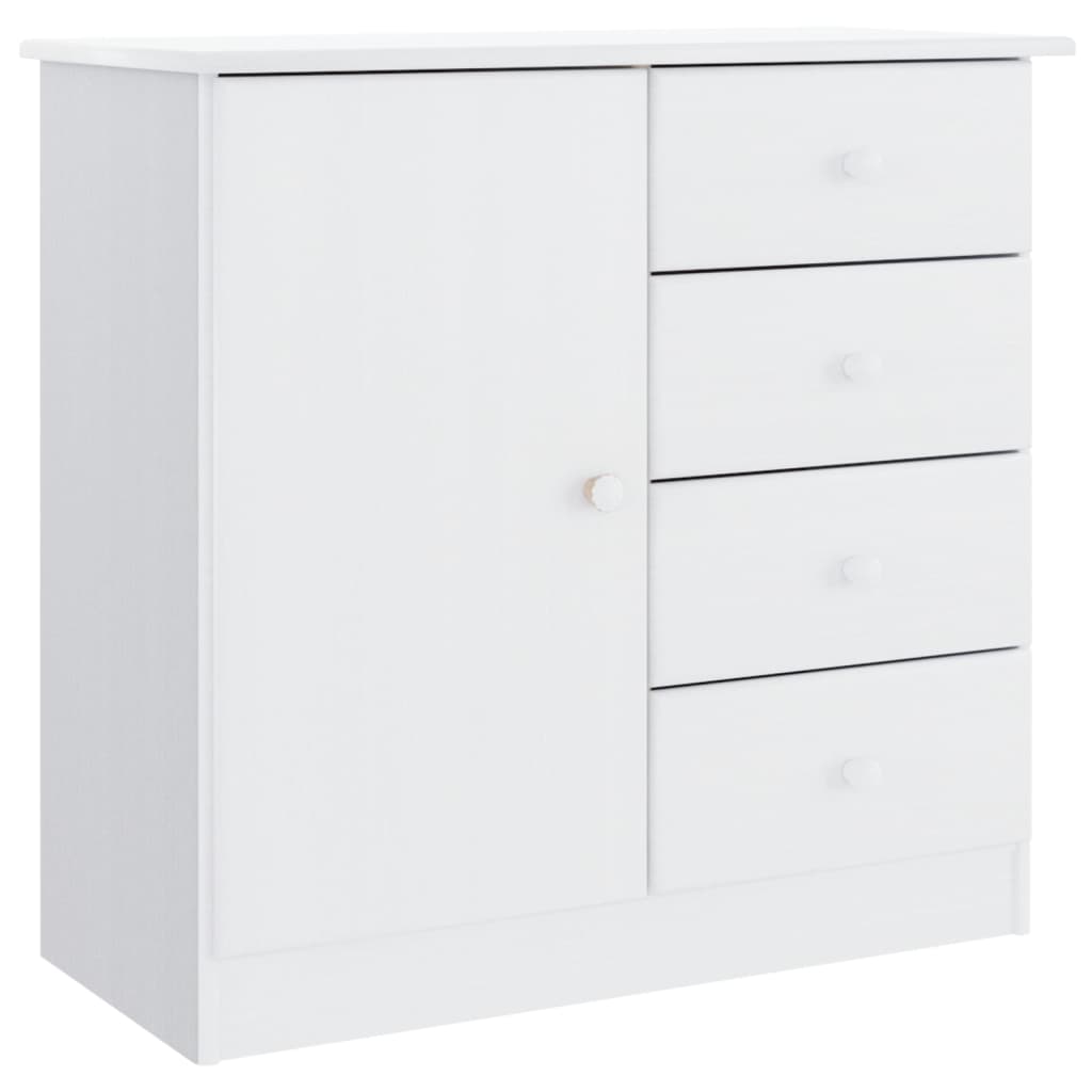 vidaXL Sideboard ALTA 77x35x73 cm solid pinewood white
