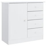 vidaXL Sideboard ALTA 77x35x73 cm solid pinewood white