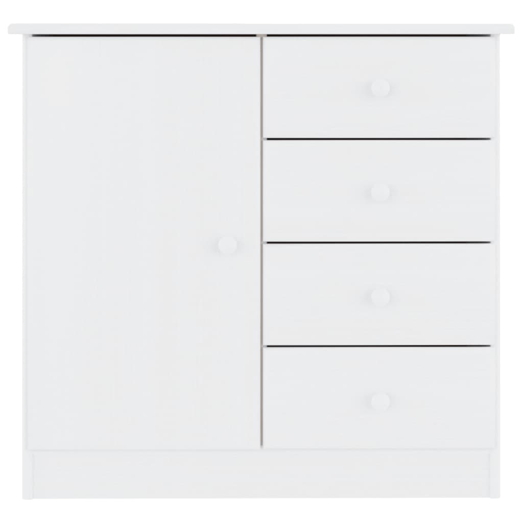 vidaXL Sideboard ALTA 77x35x73 cm solid pinewood white