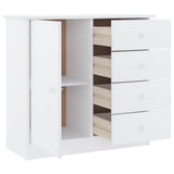 vidaXL Sideboard ALTA 77x35x73 cm solid pinewood white