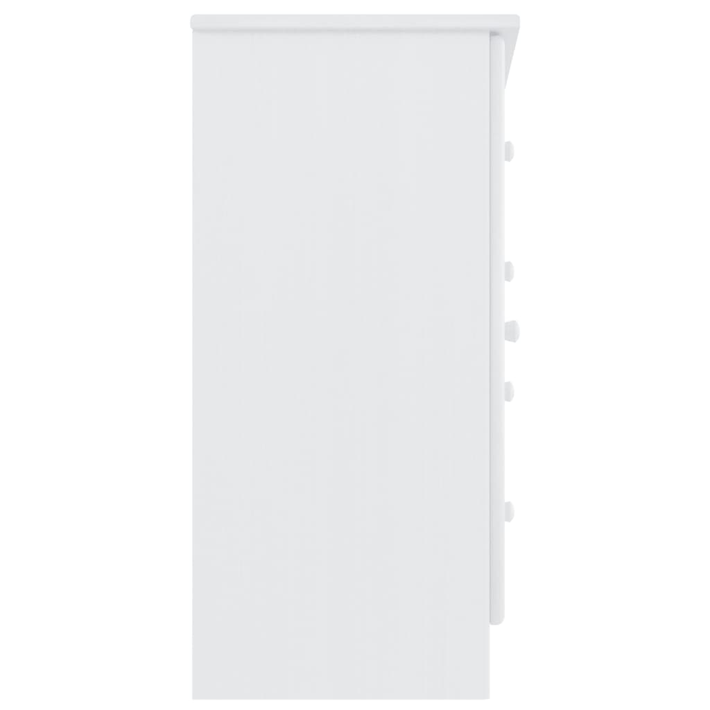 vidaXL Sideboard ALTA 77x35x73 cm solid pinewood white