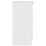 vidaXL Sideboard ALTA 77x35x73 cm solid pinewood white