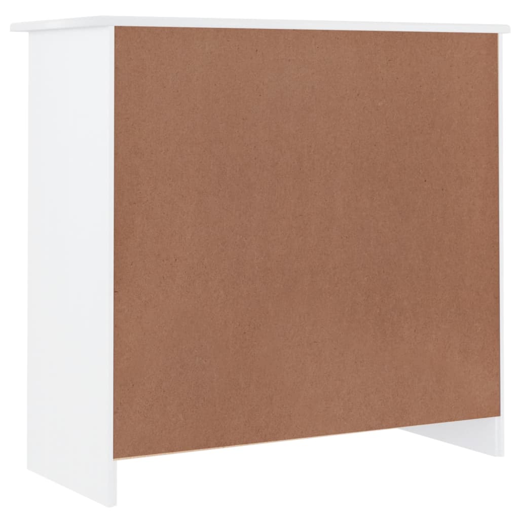 vidaXL Sideboard ALTA 77x35x73 cm solid pinewood white
