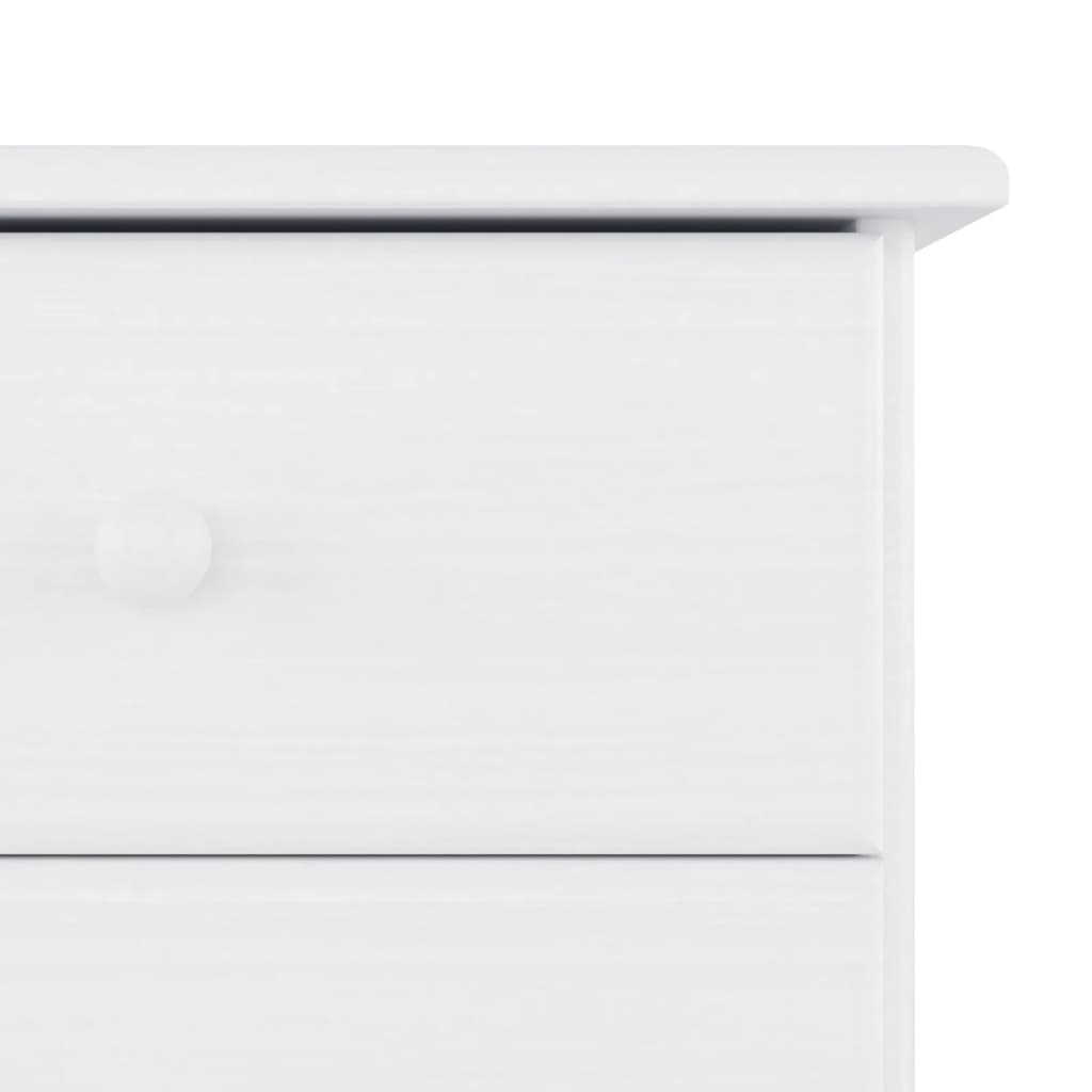 vidaXL Sideboard ALTA 77x35x73 cm solid pinewood white