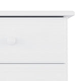 vidaXL Sideboard ALTA 77x35x73 cm solid pinewood white