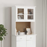 vidaXL Opzetkast ALTA 77x30x92 cm massief grenenhout