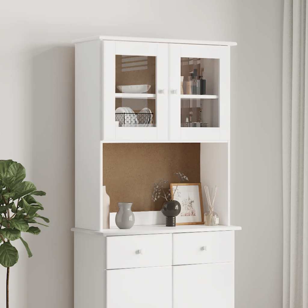 vidaXL Opzetkast ALTA 77x30x92 cm massief grenenhout