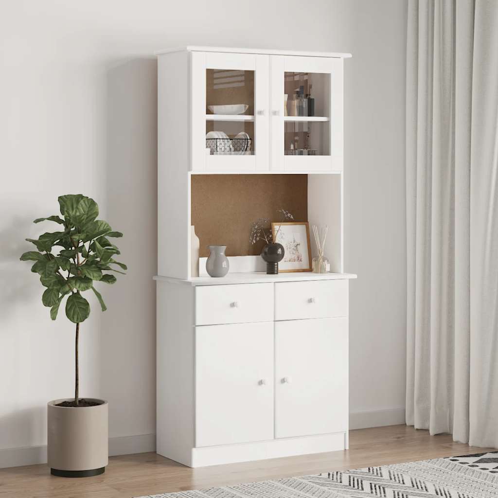 vidaXL Opzetkast ALTA 77x30x92 cm massief grenenhout