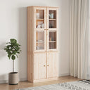 vidaXL Vitrinekast ALTA 77x35x186,5 cm massief grenenhout