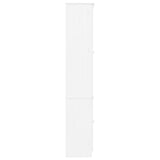 vidaXL Vitrinekast ALTA 77x35x186,5 cm massief grenenhout