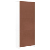 vidaXL Vitrinekast ALTA 77x35x186,5 cm massief grenenhout