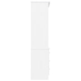 vidaXL Boekenkast met lades ALTA 60x35x142 cm massief grenenhout