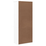 vidaXL Boekenkast met lades ALTA 60x35x142 cm massief grenenhout