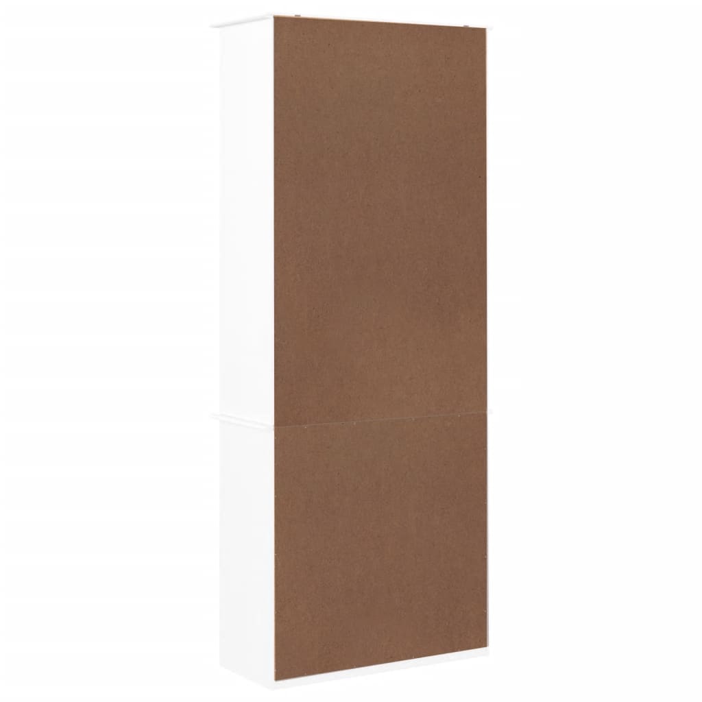 vidaXL Boekenkast met lades ALTA 77x35x186,5 cm massief grenenhout