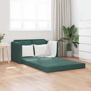 vidaXL Sofa bed floor model 2-in-1 122x204x55 cm velvet light grey