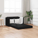 vidaXL Slaapbank vloermodel 2-in-1 112x174x55 cm stof lichtgrijs