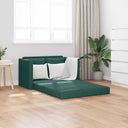 vidaXL Slaapbank vloermodel 2-in-1 112x174x55 cm stof lichtgrijs