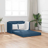 vidaXL Slaapbank vloermodel 2-in-1 112x174x55 cm stof lichtgrijs