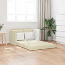 vidaXL Slaapbank vloermodel 2-in-1 112x174x55 cm kunstleer zwart