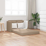 vidaXL Slaapbank vloermodel 2-in-1 112x174x55 cm kunstleer zwart