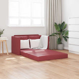 vidaXL Slaapbank vloermodel 2-in-1 112x174x55 cm kunstleer zwart