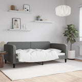 vidaXL Slaapbank 100x190 cm stof lichtgrijs
